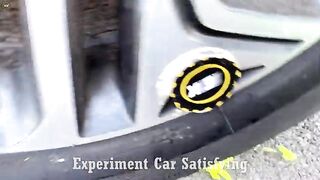 Crushing Crunchy & Soft Things by Car! Experiment Car vs Clay Slime Mixing | Satisfying