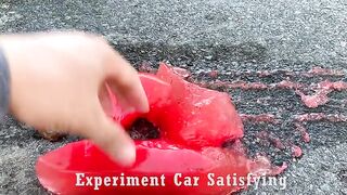 Crushing Crunchy & Soft Things by Car! Experiment Car vs Water Balloons vs Pepsi | Satisfying