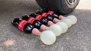 Crushing Crunchy & Soft Things by Car! Experiment Car vs Coca Cola vs Sodas vs Mentos | Satisfying