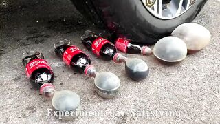 Crushing Crunchy & Soft Things by Car! Experiment Car vs Coca Cola vs Sodas vs Mentos | Satisfying