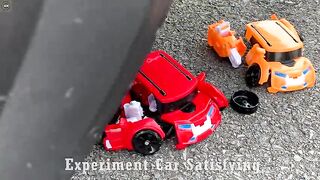 Crushing Crunchy & Soft Things by Car! Experiment Car vs Rainbow Tower vs Watermelon | Satisfying