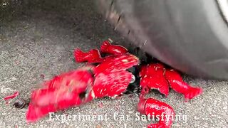 Crushing Crunchy & Soft Things by Car! Experiment Car vs Balloons vs CocaCola vs Mentos | Satisfying