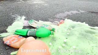 Crushing Crunchy & Soft Things by Car! Experiment Car vs Balloons vs CocaCola vs Mentos | Satisfying