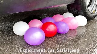 Crushing Crunchy & Soft Things by Car! Experiment Car vs Mirinda Balloons vs Mentos | Satisfying