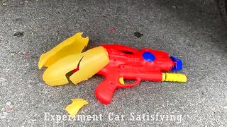 Crushing Crunchy & Soft Things by Car! Experiment Car vs Toothpaste Ballons vs Mentos | Satisfying