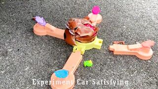 Crushing Crunchy & Soft Things by Car! Experiment Car vs Lightning McQueen , Car Toy | HaerteTest