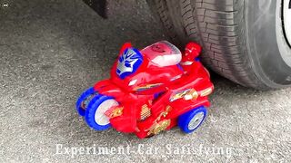 Crushing Crunchy & Soft Things by Car! Experiment Car vs Toothpaste vs Mentos Underground