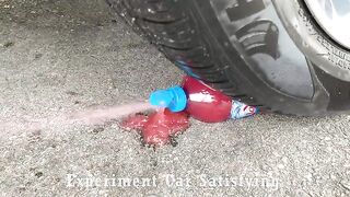 Crushing Crunchy & Soft Things by Car! Experiment Car vs Toothpaste vs Mentos Underground