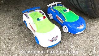 Crushing Crunchy & Soft Things by Car! Experiment Car vs Excavator Toys, Watermelon, Water Balloons