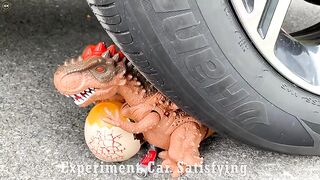 Crushing Crunchy & Soft Things by Car! EXPERIMENT Car vs Pacman, Coca Cola, Fanta, Mirinda Balloons