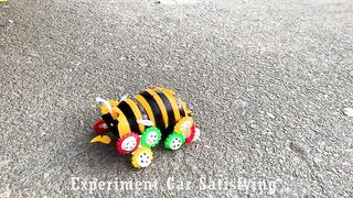 Crushing Crunchy & Soft Things by Car! EXPERIMENT: Car vs Coca Cola, Fanta, Mirinda Balloons | 16