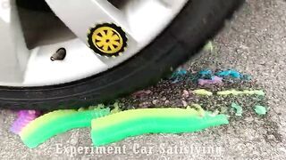 Crushing Crunchy & Soft Things by Car! EXPERIMENT: Car vs Watermelon Juice, Coca Mirinda Balloons
