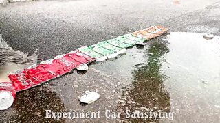 Experiment Car vs Coca Cola, Fanta, Mirinda Balloons | Crushing Crunchy & Soft Things by Car | 04