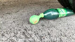 Experiment Car vs Coca Cola, Fanta, Mirinda Balloons | Crushing Crunchy & Soft Things by Car | 03