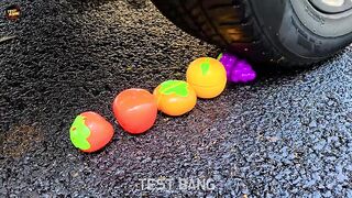 EXPERIMENT: Car vs Orbeez Balloons | Crushing Crunchy & Soft Things by Car | TEST BANG