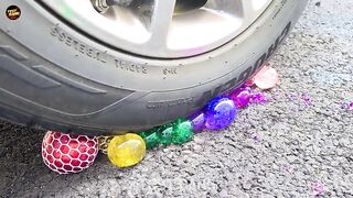 EXPERIMENT: Car vs Orbeez Balloons | Crushing Crunchy & Soft Things by Car | TEST BANG