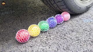 EXPERIMENT: Car vs Orbeez Pineapple  - Crushing Crunchy & Soft Things by Car!