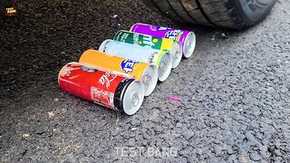 Crushing Crunchy & Soft Things by Car! EXPERIMENT: Car vs Coca Cola, Toys, Balloons