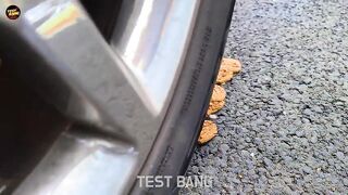 Crushing Crunchy & Soft Things by Car! EXPERIMENT: Car vs Excavator, Toys, Snacks