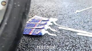 Crushing Crunchy & Soft Things by Car! EXPERIMENT: Car vs Cube Toys, Balloons