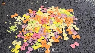 Crushing Crunchy & Soft Things by Car! EXPERIMENT: Car vs Color, Toys, Balloons