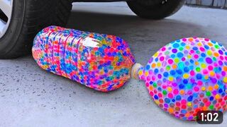 Experiment Car vs Big Water Balloons | Crushing Crunchy & Soft Things by Car