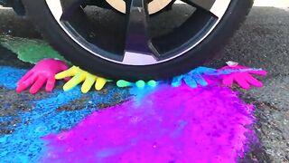 EXPERIMENT: CAR VS Rainbow Toys | Crushing Crunchy & Soft Things by Car