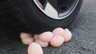 EXPERIMENT: CAR VS Water Giant Balloons | Crushing Crunchy & Soft Things by Car
