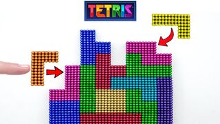 Tetris with Magnetic Balls !