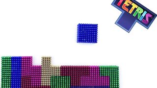 Tetris with Magnetic Balls !
