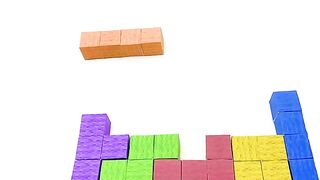Playing Tetris With Minecraft Blocks ! | %100 SATISFYING
