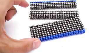 DIY | How to Make Train with Magnetic Balls (ASMR) Satisfying