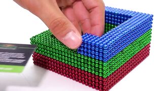 DIY | How to Make Apartment Building with Magnetic Balls (ASMR) Satisfying