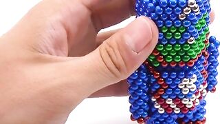 DIY | How to Make Captain America with Magnetic Balls (ASMR) Satisfying
