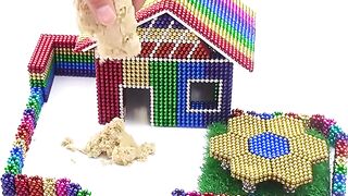 DIY | How to Build Country House with Magnetic Balls (ASMR) Satisfying