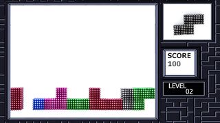 Making Tetris from Magnetic Balls 3rd Version  | So Satisfying!