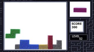 Making Tetris from Magnetic Balls 3rd Version  | So Satisfying!