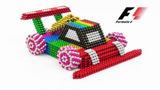 DIY | How to Make Race Car with Magnetic Balls (ASMR) Satisfying
