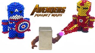 Giant Magnet vs Avengers !!