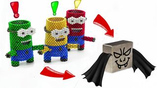Evil Giant Magnet vs Minions !!