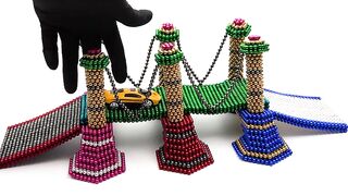 DIY | How to Build Bridge with Magnetic Balls (ASMR) Satisfying