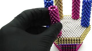 DIY | How to Build Asian House with Magnetic Balls (ASMR) Satisfying