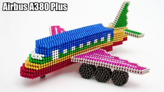 DIY | Build Airbus A380 Plus with Magnetic Balls (ASMR) | Satisfying!