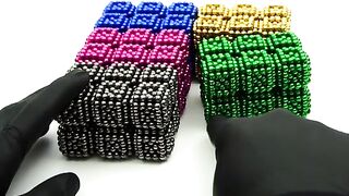 DIY Playing with Colorful Magnet Cubes | 108% SATISFACTION