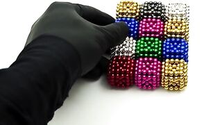 DIY Playing with Colorful Magnet Cubes | 108% SATISFACTION