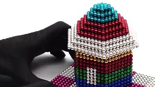 DIY How To Build Chinese House from Magnetic Balls | Satisfaction 100% ASMR