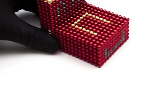 DIY | How to Make Cute Train From Magnetic Balls (Satisfying)