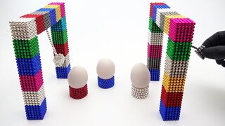 Eggcelent Magnet ASMR | Egg v Magnetic Balls
