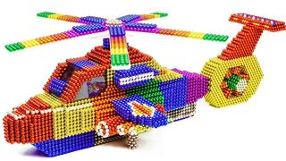Most Creative - How To Build Mini MH-65 Helicopter With Magnetic Balls (Satisfying) - Magnetic Cube