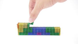 Build Lizard Castle And Swimming Pool For Eel Fish With Magnetic Balls (Satisfying) - Magnetic Cube